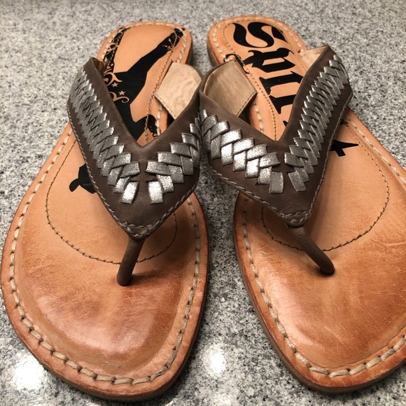 Lucchese Spirit Leather Sandals - Picture 2 of 5